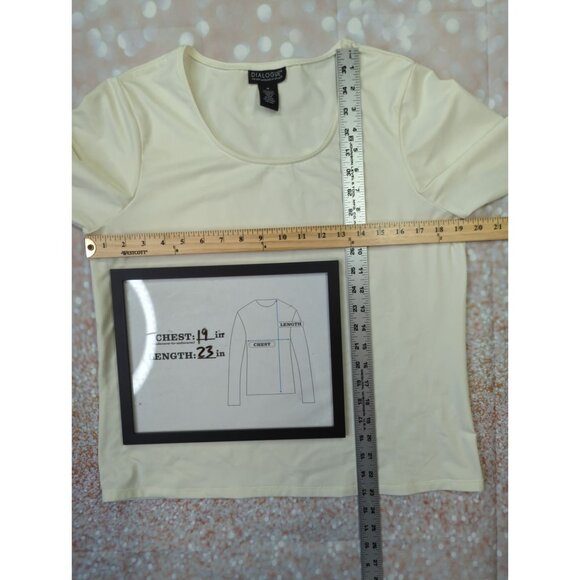 Vintage QVC Dialogue Womens Medium Tan Brocade Textured 2 Piece Shirt Jacket Set - Picture 14 of 15